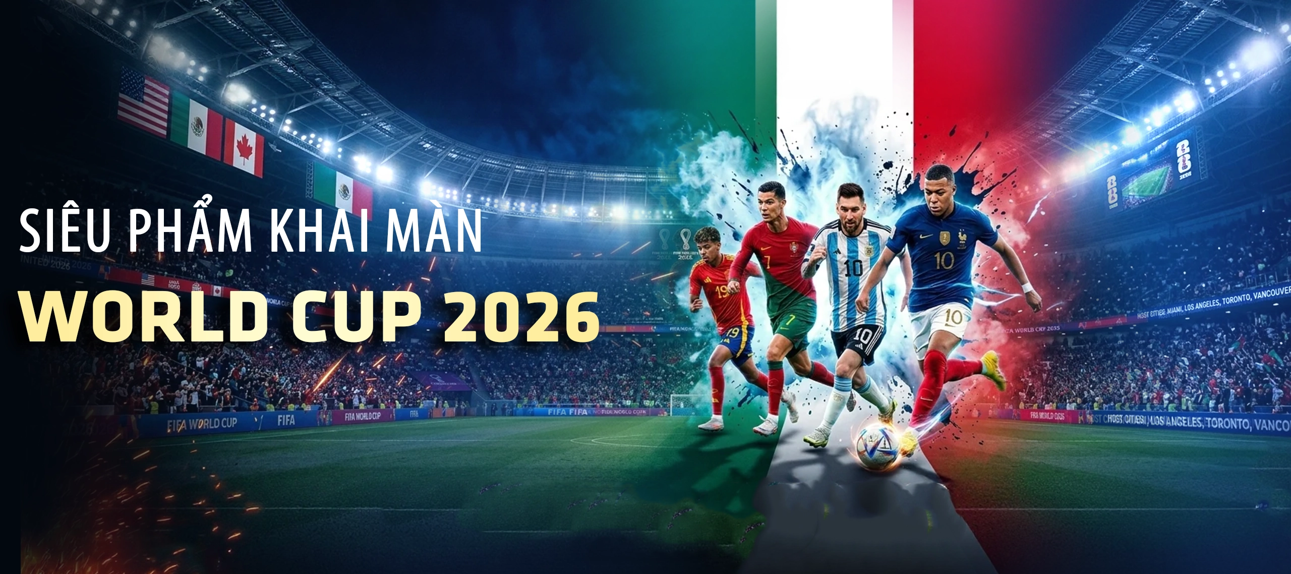 Siêu phẩm bùng nổ trong ngày khai màn World Cup 2026