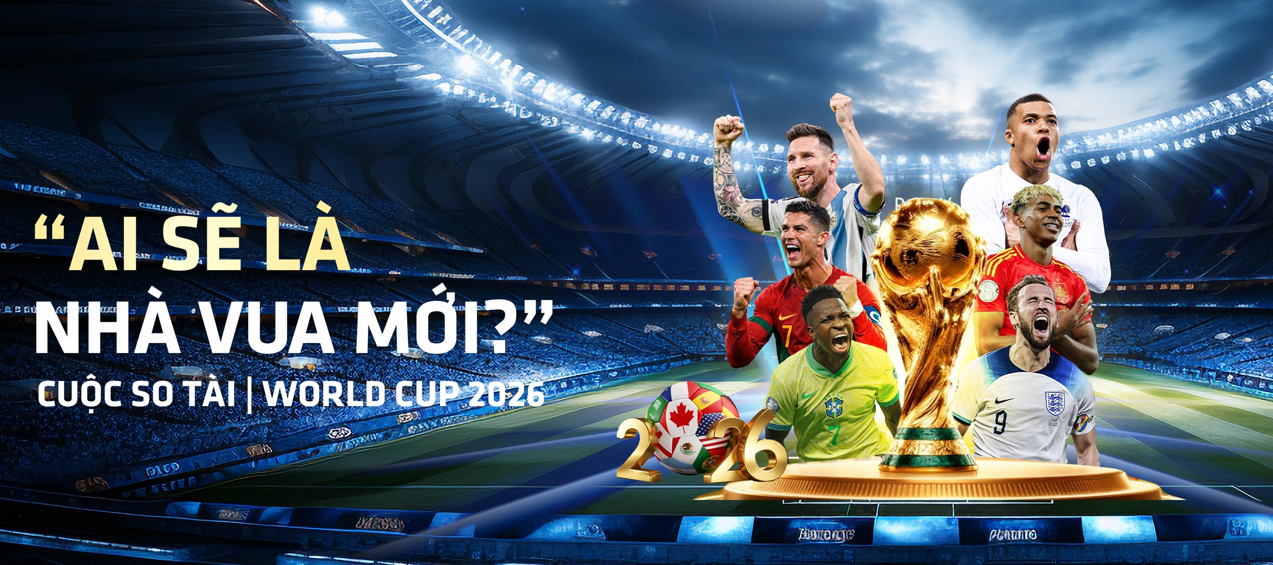 Dự đoán nhà vua mới: Bạn chọn ai cho chức vô địch World Cup 2026?