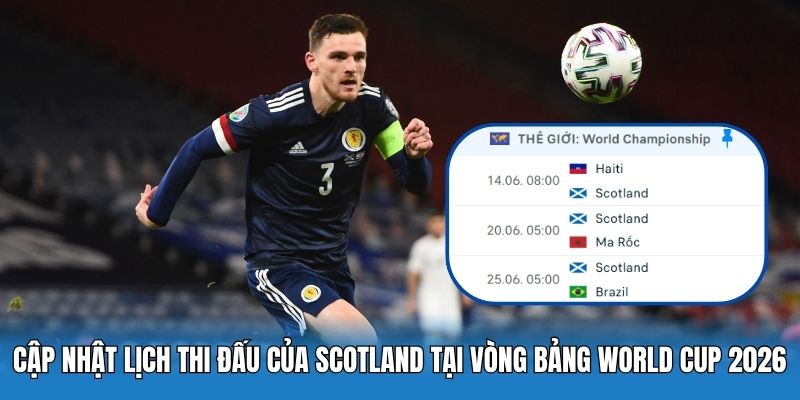 Scotland Tại World Cup 2026 – Vũ Điệu Tartan Rực Lửa