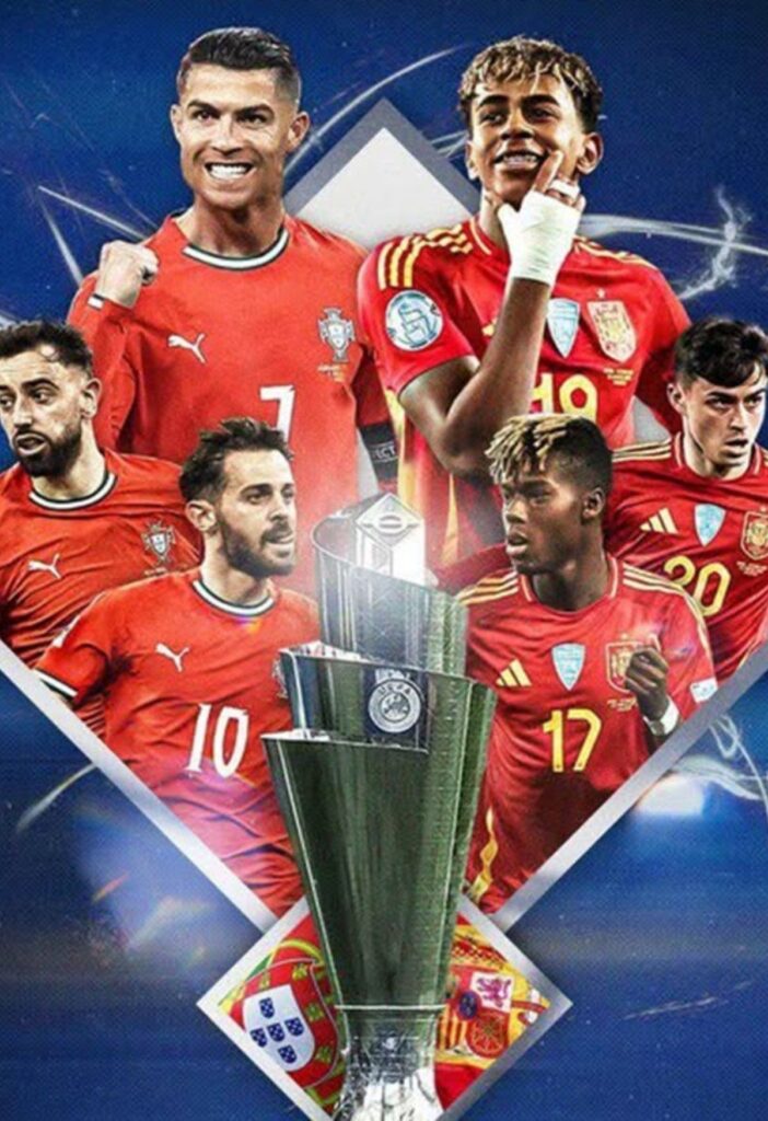 Poster tuyển Tây Ban Nha tại UEFA Euro 2024